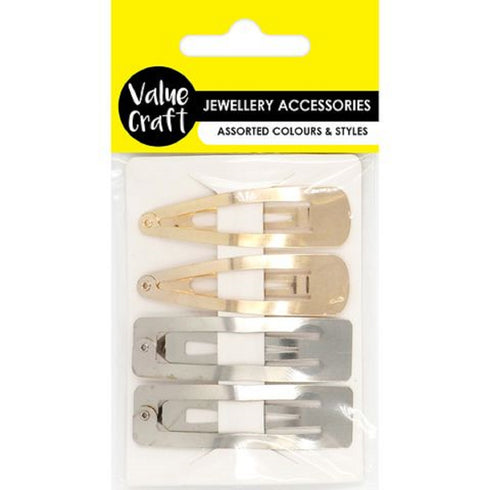 Assorted Designs Snap Hair Clips
